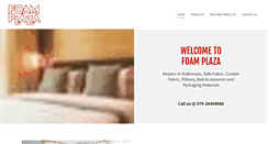 Desktop Screenshot of foamplaza.com